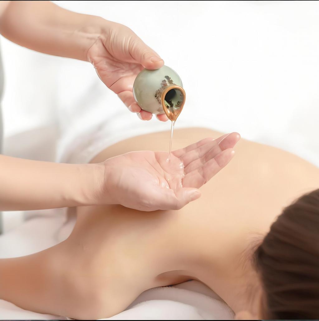 芳香精油背部SPA